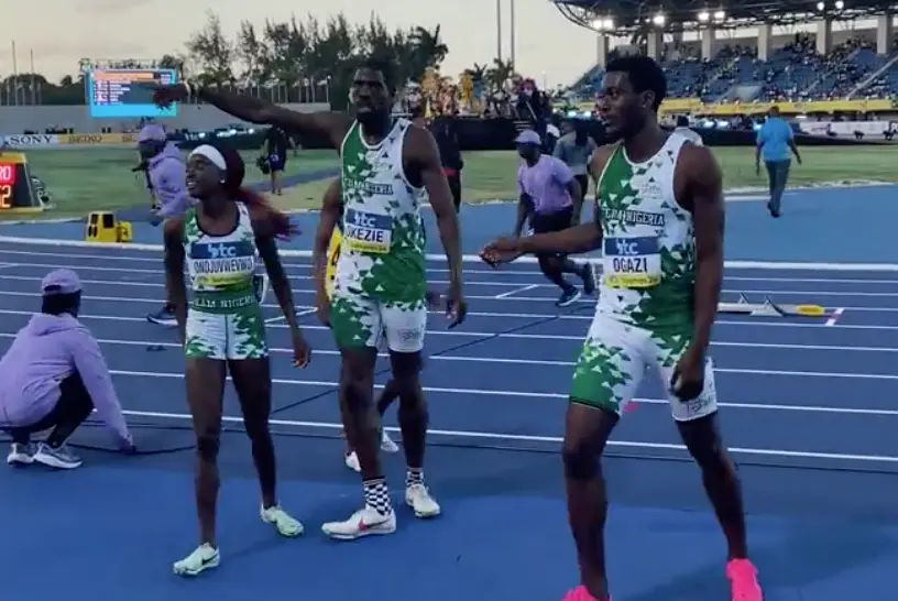 2024 World Athletics Relays Incredible Okezie inspires Nigeria to