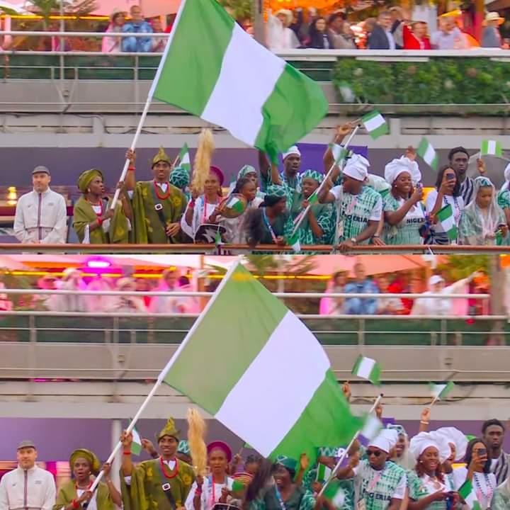 'Nigeria's outing at Paris 2024 Olympics opening ceremony reflects the ...